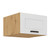 Dulap superior, alb/stejar artizan, LULA 60 NAGU-36 1F - - Roveli