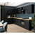 Dulap inferior, negru, SIBER 40 D 3S BB - 4- Roveli