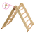 Montessori Triunghiul Pikler 3în1, natural/mix de culori, OPRIN - 9- Roveli