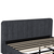 Pat dormitor DacEnergy©, structura este realizata din MDF si PAL, tapiteria din material moale si catifelat, spatiu depozitare, gri inchis, 160 x 200 cm - 2- Roveli