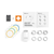 Kit termostat de ambient si 10 capete termostat smart pentru calorifer Netatmo, WI-FI, cu afisaj digital LCD, compatibile cu IOS sau Android, control de la distanta, detectare fereastra deschisa, programabil - 4- Roveli