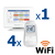 Kit termostat de ambient si 4 capete termostat smart pentru calorifer Honeywell Home, Wi-Fi, control de la distanta, siguranta pentru copii, detectare fereastra deschisa, protectie la inghet, afisaj digital - - Roveli