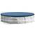 ​Piscina cu cadru, material PVC durabil cu 3 straturi, pompa de filtru, scara metalica, prelata si folie, skimmer, kit de curatare cu aspirator, rotunda, 14614 litri, 457 x 107 cm - 2- Roveli