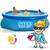 Piscina, realizata din material PVC durabil cu 3 straturi, capacitate 3853 litri, kit de reparare, 305 x 76 cm, albastra - 4- Roveli