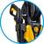 ​Aparat de spalat cu presiune, lance cu functie StopAndSafe, tehnologia TurboStream, recipient de detergent reglabil, 450 ml, tambur pentru furtun, temperatura maxima a apei 60°C, 230 bar, 1800 W - 8- Roveli