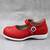 Pantofi usori , de copii , cu perforatii , din piele naturala 1862-ROSU2 - 3- Roveli