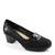 Pantofi dama , comozi , cu reflexii stralucitoare 176-BLACK, Culoare (12): Negru, Marime (12): 37 - - Roveli