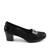 Pantofi dama , comozi , cu reflexii stralucitoare 176-BLACK, Culoare (12): Negru, Marime (12): 38 - 4- Roveli
