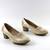 Pantofi dama , comozi , cu reflexii stralucitoare 176-BEIGE, Culoare (12): BEJ/AURIU, Marime (12): 36 - 2- Roveli