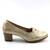 Pantofi dama , comozi , cu reflexii stralucitoare 176-BEIGE, Culoare (12): BEJ/AURIU, Marime (12): 39 - 4- Roveli