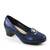 ​Pantofi dama , comozi , cu reflexii stralucitoare 176-BLUE, Culoare (12): Bleumarin, Marime (12): 37 - 2- Roveli