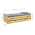 Pat cu pat extensibil, natural, lemn masiv, 90x200, MARINELLA NEW - 7- Roveli
