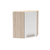 Cabinet superior de colţ, stejar sonoma/alb, universală, NOVA PLUS NOPL-013-OH - - Roveli