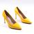 Pantofi eleganti  , de dama , stiletto , lacuiti  BO129-YELLOW, Culoare (12): Galben, Marime (12): 40 - 5- Roveli