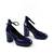 Pantofi de dama , cu platforma si toc gros , lacuiti  ML-OK50-NAVY, Culoare (12): Bleumarin, Marime (12): 37 - 2- Roveli