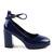 Pantofi de dama , cu platforma si toc gros , lacuiti  ML-OK50-NAVY, Culoare (12): Bleumarin, Marime (12): 37 - 3- Roveli
