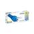 Manusi din Nitril nepudrate Extra-Long Blue Full Grip REFLEXX N65 Plus 29cm, Marime (26): M - 3- Roveli