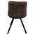 Scaun de sufragerie, tesatura Velvet maro inchis/negru, SAMIRA - 2- Roveli
