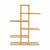 Suportul ghiveci flori DacEnergy©, fabricat din bambus lacuit, sase polite, 98 x 28 x 132 cm, culoare natur - - Roveli