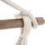 ​Hamac cu bara din lemn, bumbac si poliester, tip scaun, uni, cusaturi intarite, 100 x 130 cm, gri - 3- Roveli