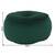Taburet DacEnergy©, realizat din material textil, cu cusaturi decorative, forma rotunda, 45x45x26 cm, smarald - 5- Roveli