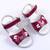 Sandale din piele naturala , lacuita , pentru fetite , cu flori 1833-FUCSIA/X, Culoare (12): Fucsia, Marime (12): 29 - 2- Roveli