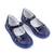 Pantofi usori , de copii , din piele naturala, cu flori 1793-BLEUMARIN, Culoare (12): Bleumarin, Marime (12): 35 - 3- Roveli
