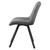 Scaun de sufragerie, tesatura Velvet gri inchis/negru, SAMIRA - 8- Roveli