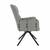 Fotoliu DacEnergy©, cadru metalic, tapiteria din material textil, design unic, rotativ, 67x97x72 cm, finisaj negru si gri - 8- Roveli