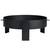 ​Vatra foc de gradina, fabricat din otel, manere pe ambele parti, diametrul 80 cm, inaltime 33 cm, forma rotunda, negru - - Roveli