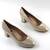 ​Pantofi de dama eleganti cu toc mediu ZM-63-GOLD, Culoare (12): BEJ/AURIU, Marime (12): 38 - 3- Roveli