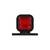 Lampa gabarit patrata LED  tip neon  portocalie si rosie  12V-24V  Cod: 202204 - 2- Roveli
