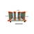 Stand de depozitare pentru role folie/autocolant, capacitate 16 role, dimensiune 57x57cm Cod: DP-1657 - 2- Roveli