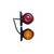 Lampa gabarit laterala LED NEON   Rosu / Portocaliu   12-24V  Cod: 202017- SK - - Roveli