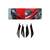 Ornament  pentru bara aripioare culoare Negru  EVO Cod: ART-EVO1 - 3- Roveli