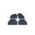 Covoare cauciuc compatibile Volkswagen Polo 2017-> Cod: KROM014 - 3- Roveli