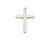 Ornament  metalic "CRUCE" Cromat 4.8cmx6.5cm Cod: JS-18 - - Roveli
