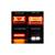 Set lampa LED  Stanga si Dreapta cu efect de neon si semnalizare intermitenta dinamica, cu 5 functii, 12-24V, 345mm X 130mm Cod: FS-2408 - 7- Roveli
