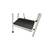 Scara metalica pliabila, 3 trepte cauciuc antiderapant, inaltime 127cm, sarcina maxima 150Kg Crownman Cod: DISPN85 - 5- Roveli