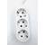 Prelungitor liniar cu 3 prize ceramice. : Marime - 2 m, Marime (tm): 2 m - 3- Roveli