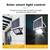 Proiector LED SMD, cu panou solar si telecomanda : Putere - 100 W - 4- Roveli