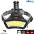 Lanterna frontala led COB super luminoasa, Culoare (tm): negru - 2- Roveli