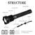 Lanterna cu Zoom Cree P70 : Culoare - negru, Culoare (tm): negru - 7- Roveli