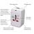 Adaptor universal de calatorie all in One World, Culoare (tm): alb - 9- Roveli