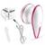 Aparat pentru indepartarea scamelor, electric, reincarcabil USB, Culoare (tm): alb/roz - 2- Roveli