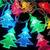 Ghirlanda solara cu bec in forma de braduti lumina calda/rgb : Set - 1 bucata, Tip lumina - RGB-multicolor - 4- Roveli
