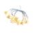 Instalatie pentru Craciun, Braduti, 2m, 10 led-uri, cu baterii : Set - 5 bucati, Tip lumina - Calda, Tip lumina (tm): Calda, Set (tm): 5 buc - 6- Roveli