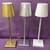 Lampa de masa touch led reincarcabila cu tija telescopica : Culoare - alb, Culoare (tm): alb - 4- Roveli
