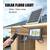 Proiector cu panou solar, impermeabil, din aluminiu, cu telecomanda si temporizator : Putere - 500 W - 15- Roveli