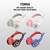 Casti wireless urechi de pisica cu eroi din desene animate, conectare Bluetooth : Culoare - alb, Culoare (tm): alb - 3- Roveli